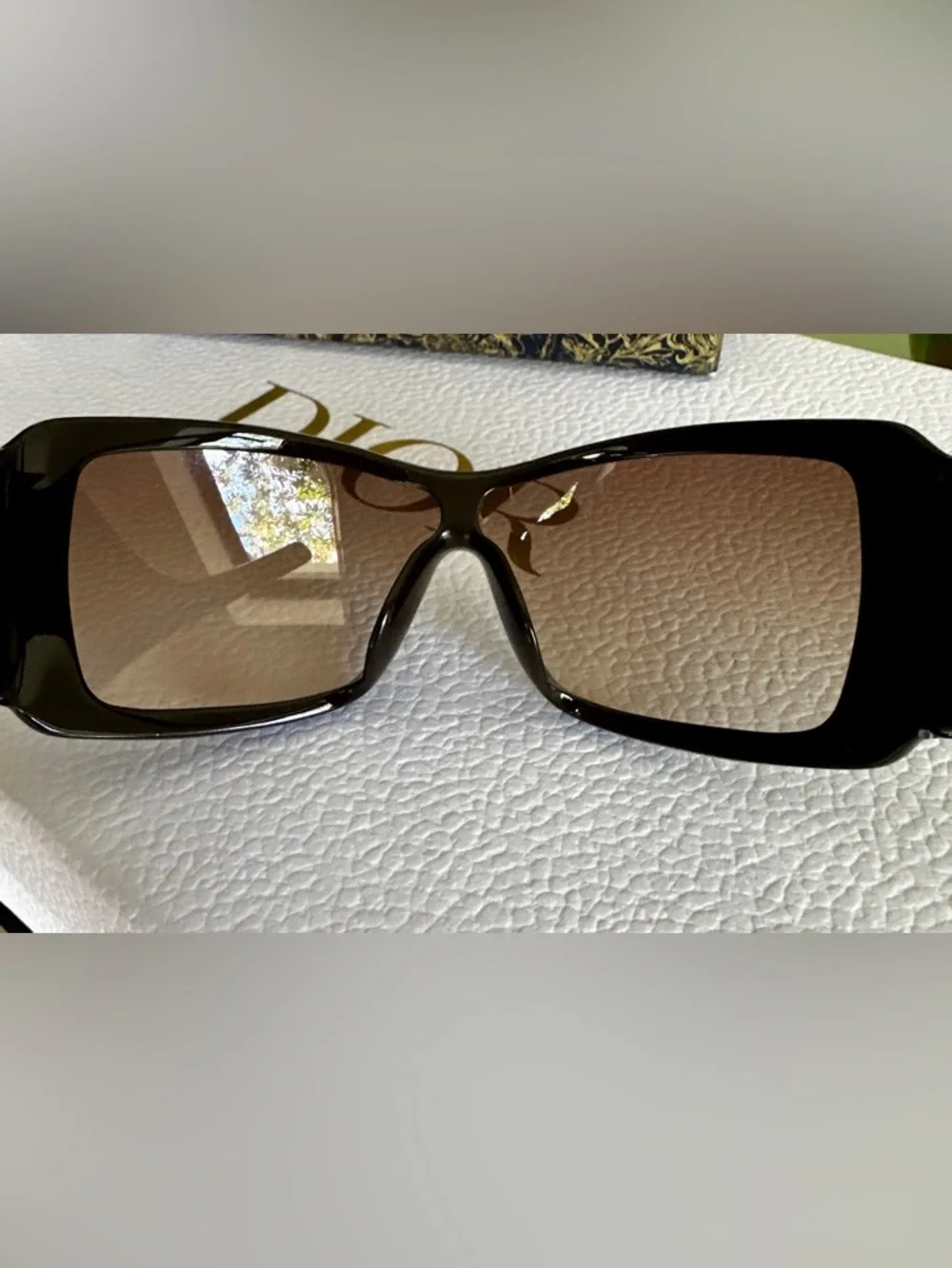 VTG Christian Dior "Diorstripes" 2 Wraparound Sunglasses - Picture 7 of 8